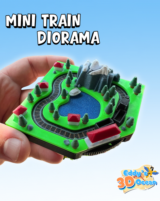 Mini Train Diorama - Countryside