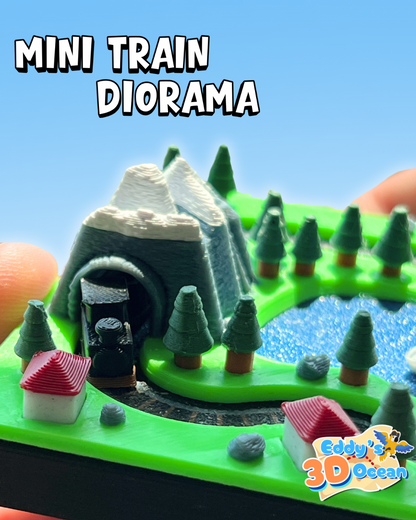 Mini Train Diorama - Countryside