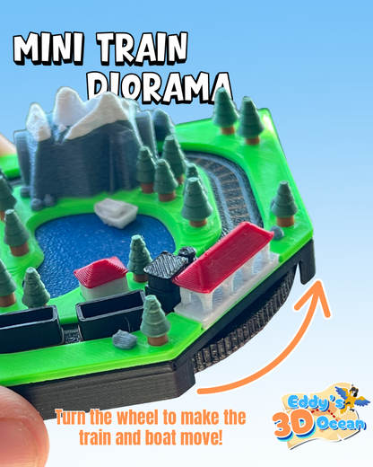 Mini Train Diorama - Countryside