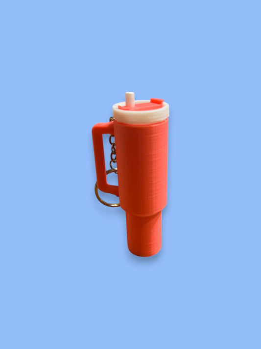 Tumbler Medicine Holder Keychain