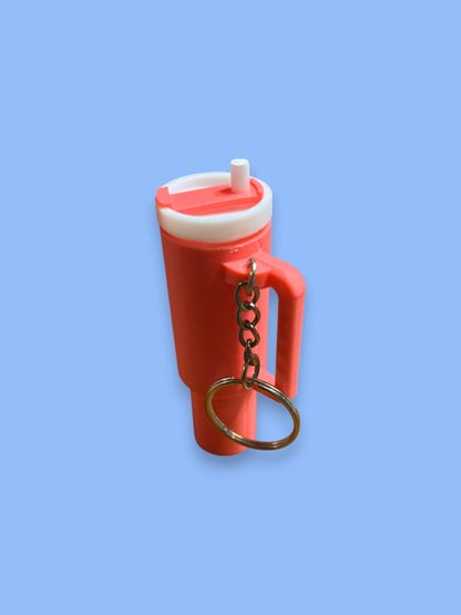 Tumbler Medicine Holder Keychain