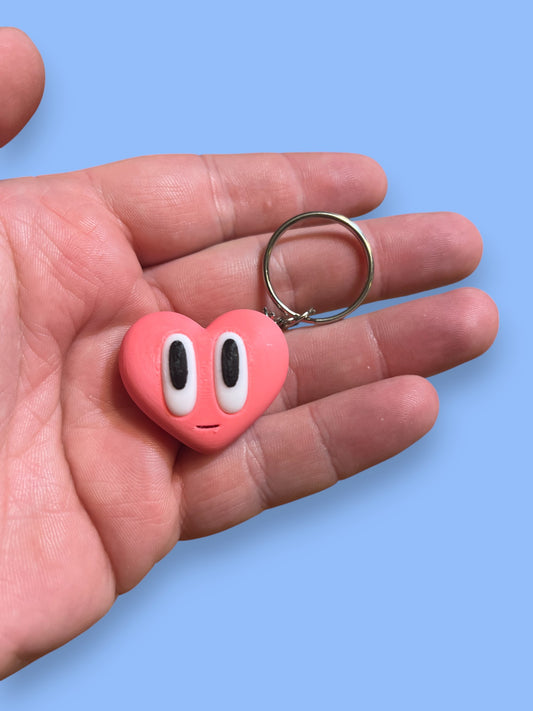 Blob Heart Keychain